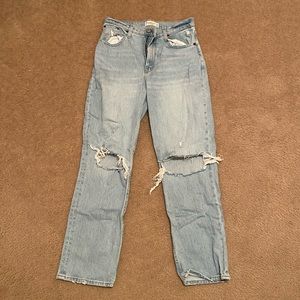 Abercrombie 90’s Straight Ultra High Rise Jeans